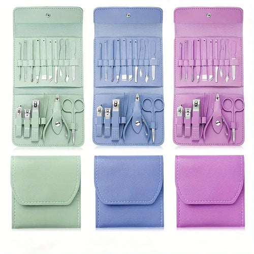 16pcs Professional Manicure & Pedicure Set